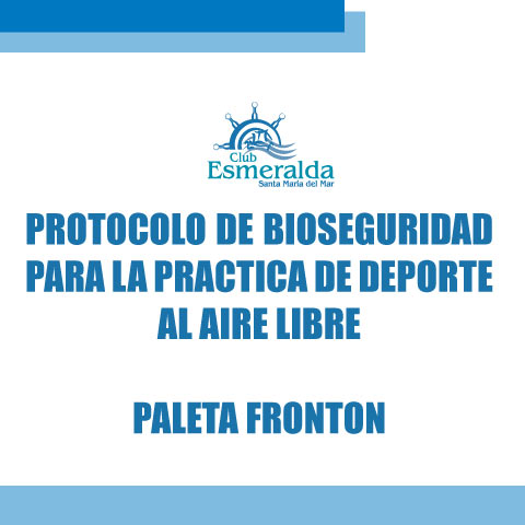 Protocolo para la práctica de Frontenis