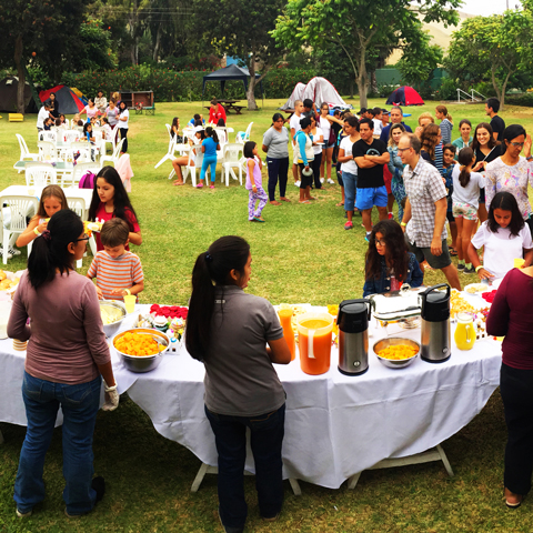 CAMPAMENTO SEMANA SANTA - DESAYUNO BUFÉ